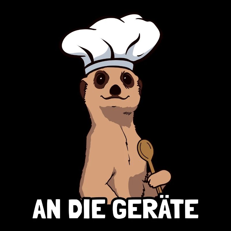 An die Geräte Erdmännchen Koch Backen Bäcker