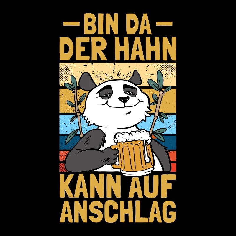 Hahn auf Anschlag Biertrinker Bierliebhaber Bier
