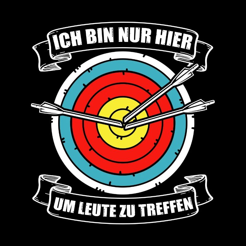 Nur hier Pfeil Bogen Bogenschießen Bogenschütze
