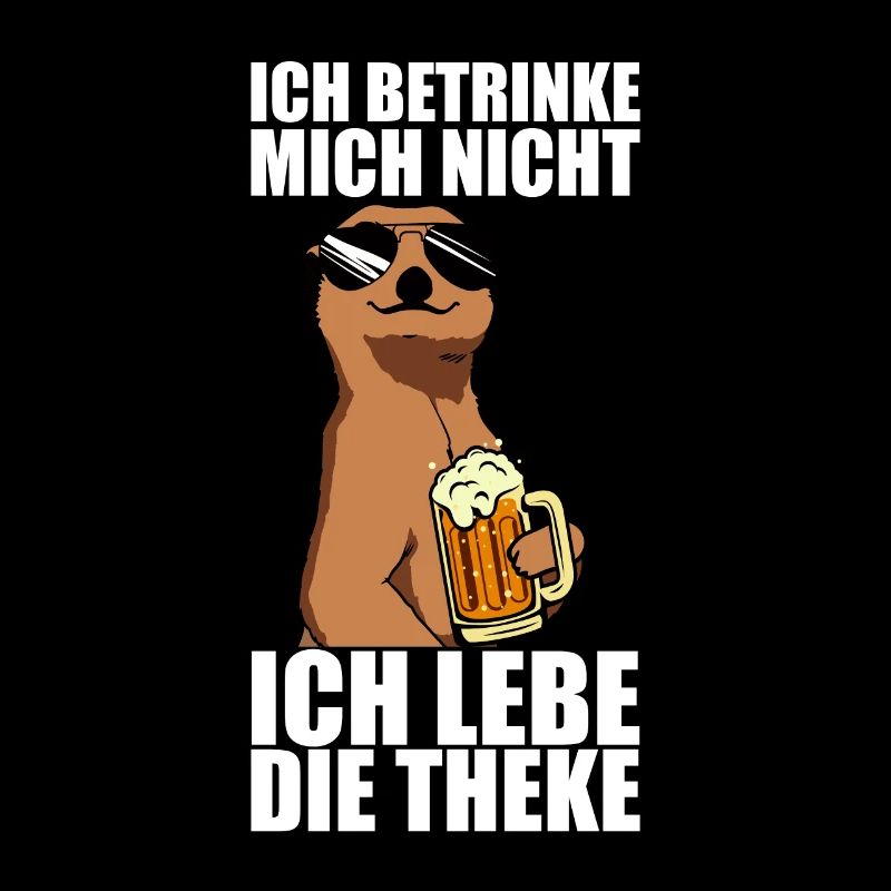 I live the bar Beer drinker Beer lover Beer