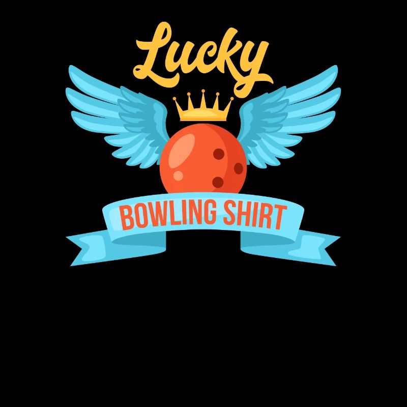Glückliches Bowling-Hemd