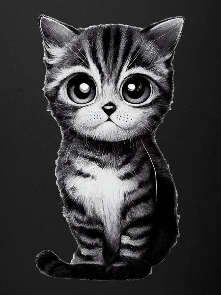 Chat dessiné