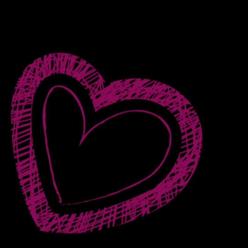 Coeur, amour,dessin, coeurs, esquisse