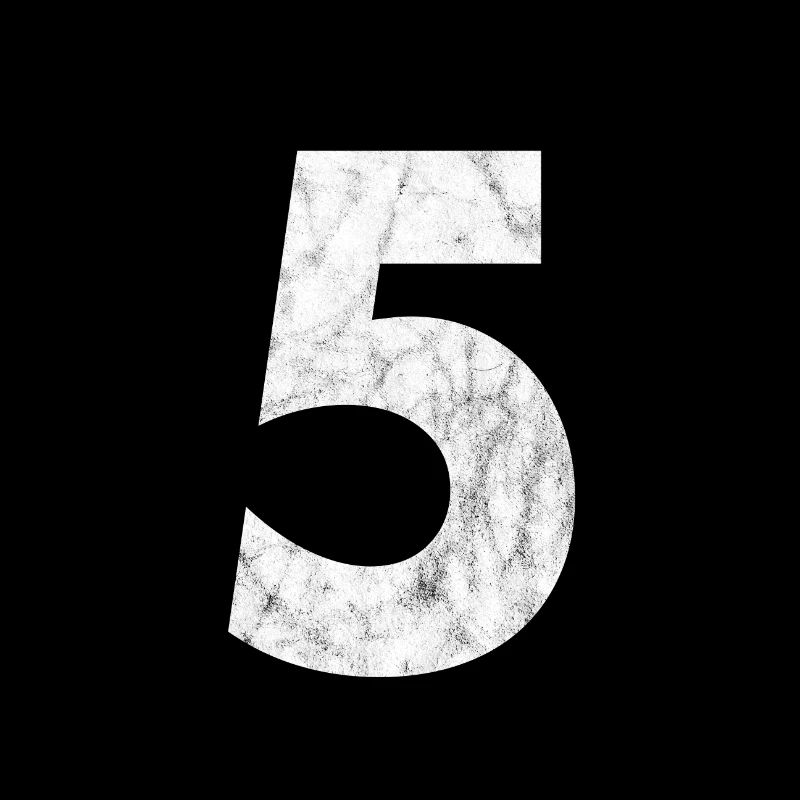 Numéro 5, numéro 5, cinq, cinq, cinq Numéro cinq