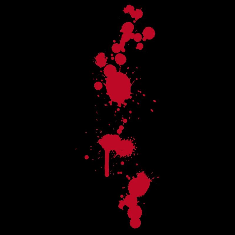 Blutflecke Spritzer Halloween Zombies OP-Saal Arzt