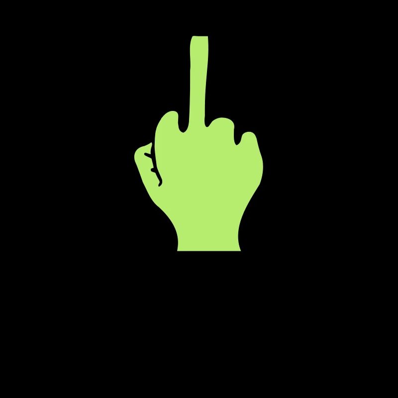 Zombie Hand Middle Finger