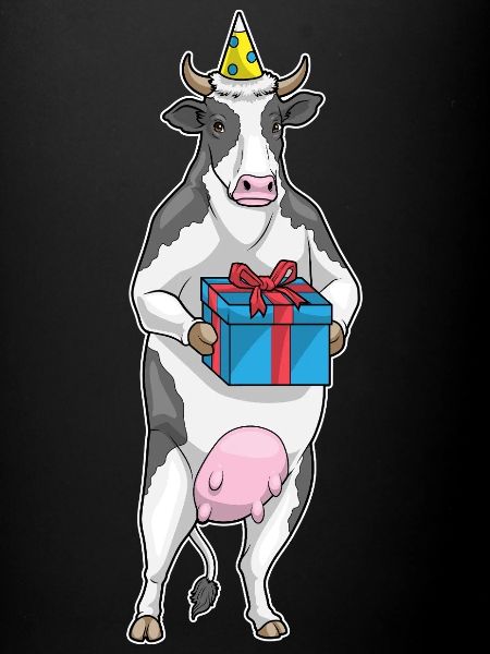 Cow Birthday Party Hat