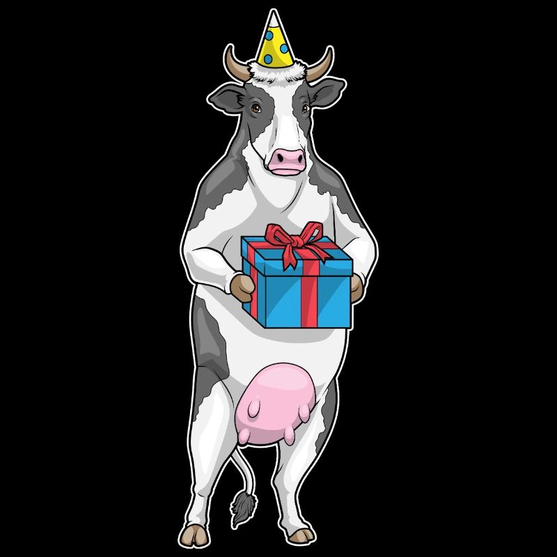 Chapeau d’anniversaire de vache