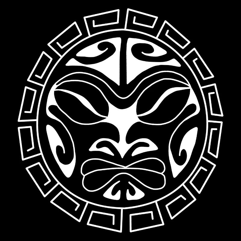 Maori visage peuple