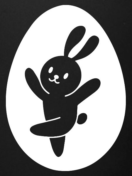 Lapin danse l’œuf
