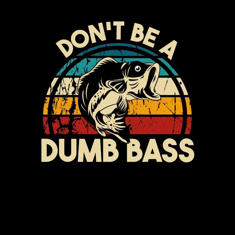 Ne soyez pas un mème de pêche drôle de basse stupide