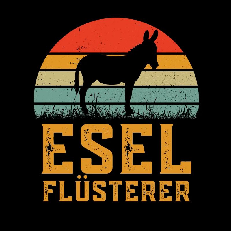 Esel Hausesel Maulesel Eselflüsterer Geschenk