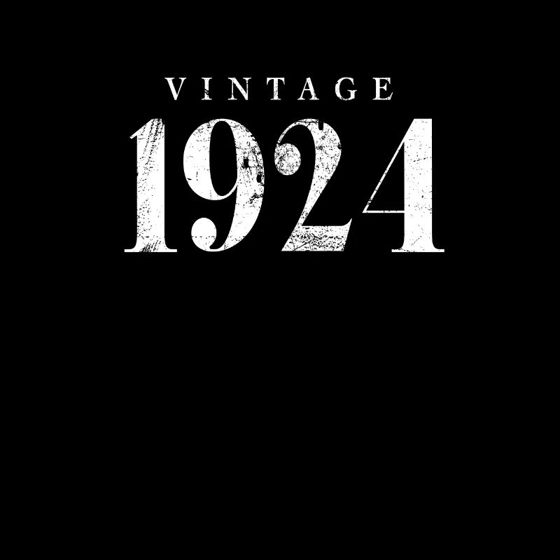 Vintage 1924 Birthday Phrase Slogan
