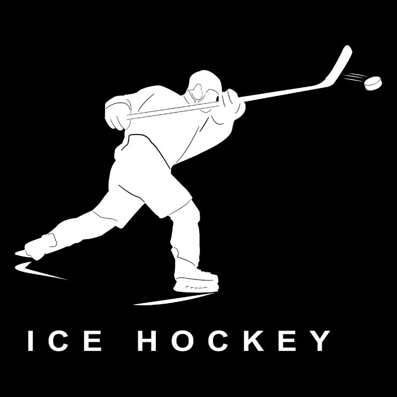 Eishockey Silhouette