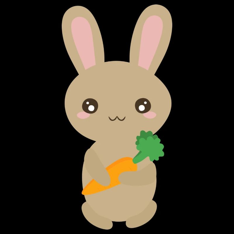 Easter Bunny with Carrot