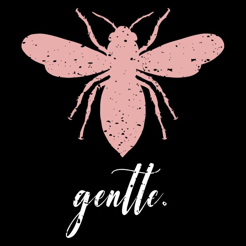 Pink Bee Gentle Bee Be Gentle