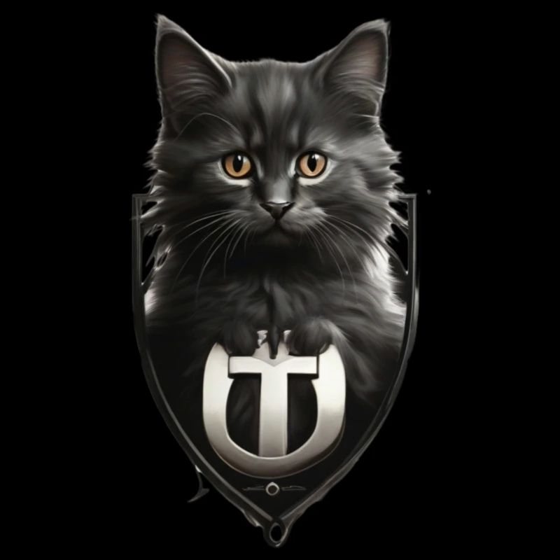 Leonardo Diffusion XL logo chaton trait noir 0