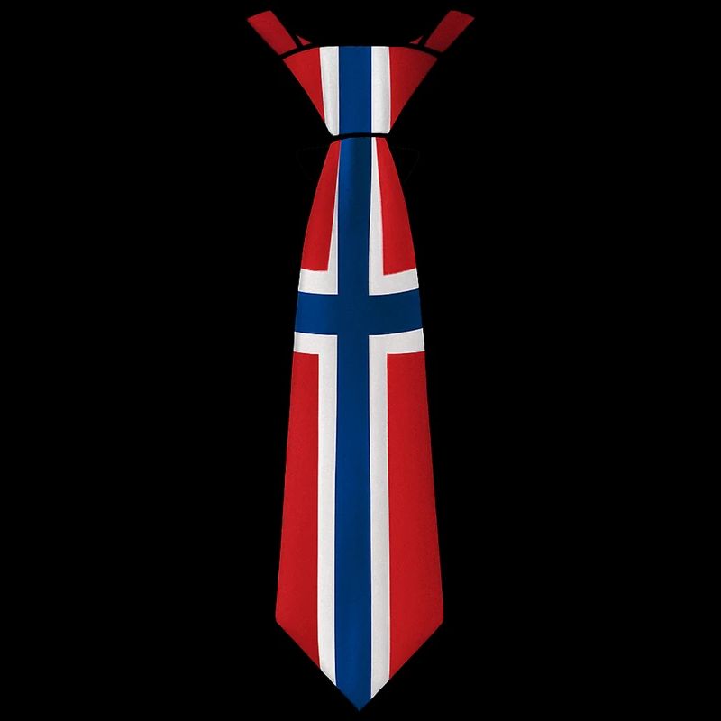 Cravate norvégienne – Conception du drapeau