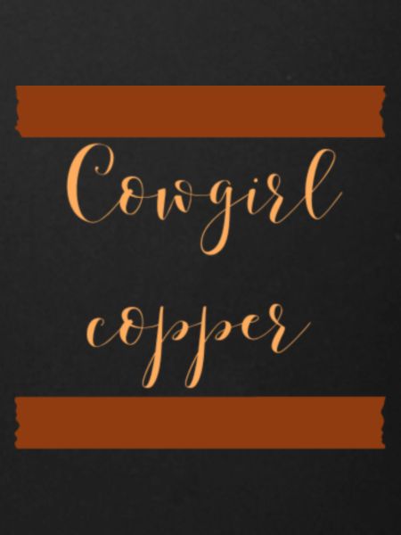 Cow girl copper