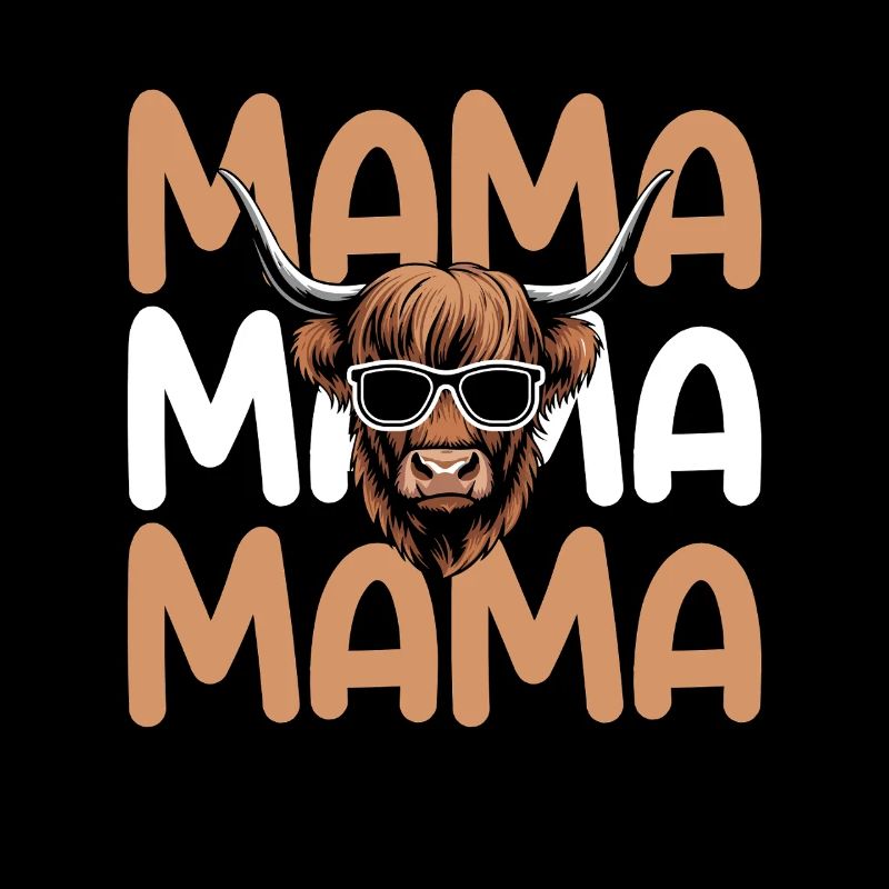 Bovins Des Highlands, Maman, Mère, Vache, Boeuf