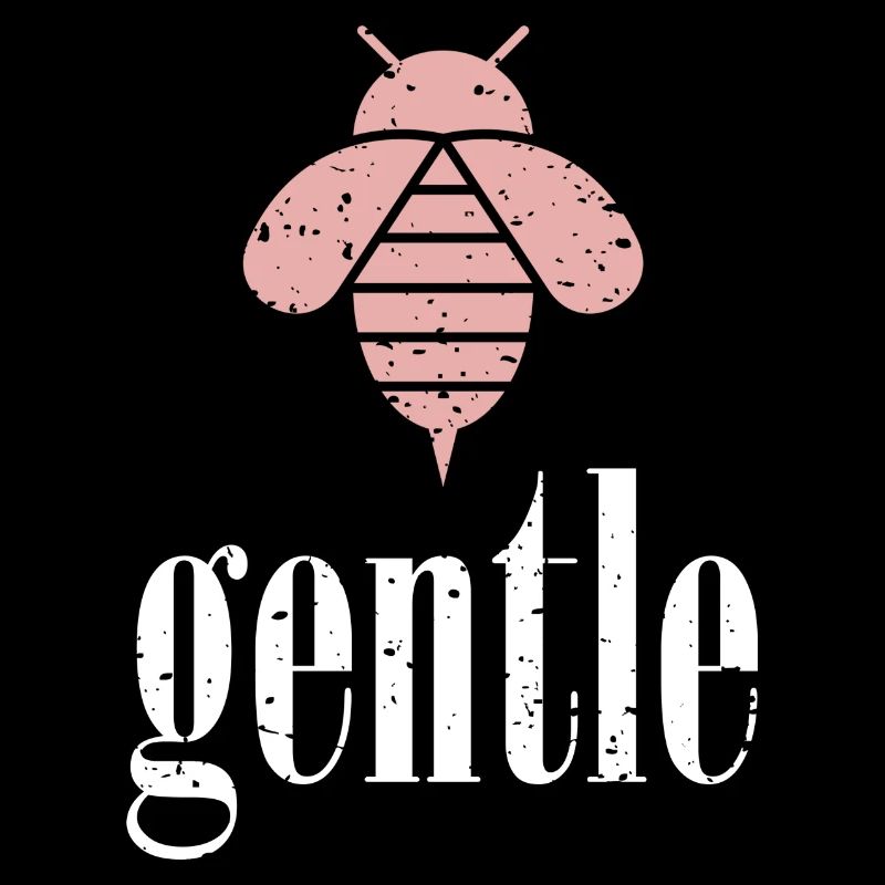 Pink Bee Gentle Bee Be Gentle
