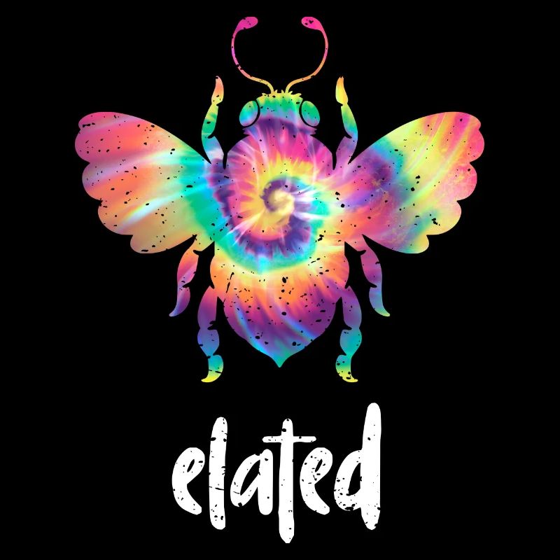 Tie Dye Bee Elated Biene Be Elated