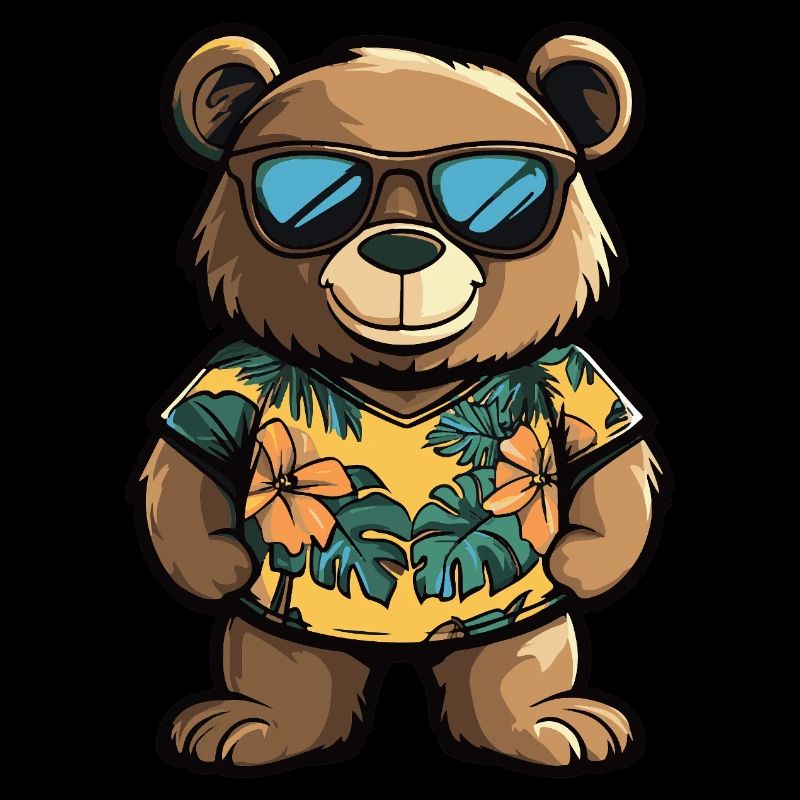 Bear Comic Vacation