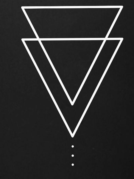 Triangle Mountain Abstract