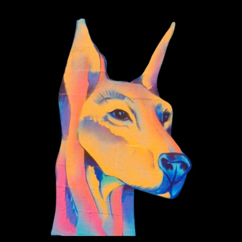 Hund - Graffiti - Murales