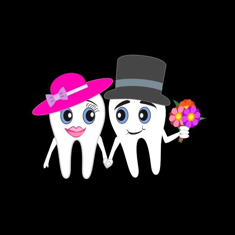 Funny Dentist Wedding Design Gift