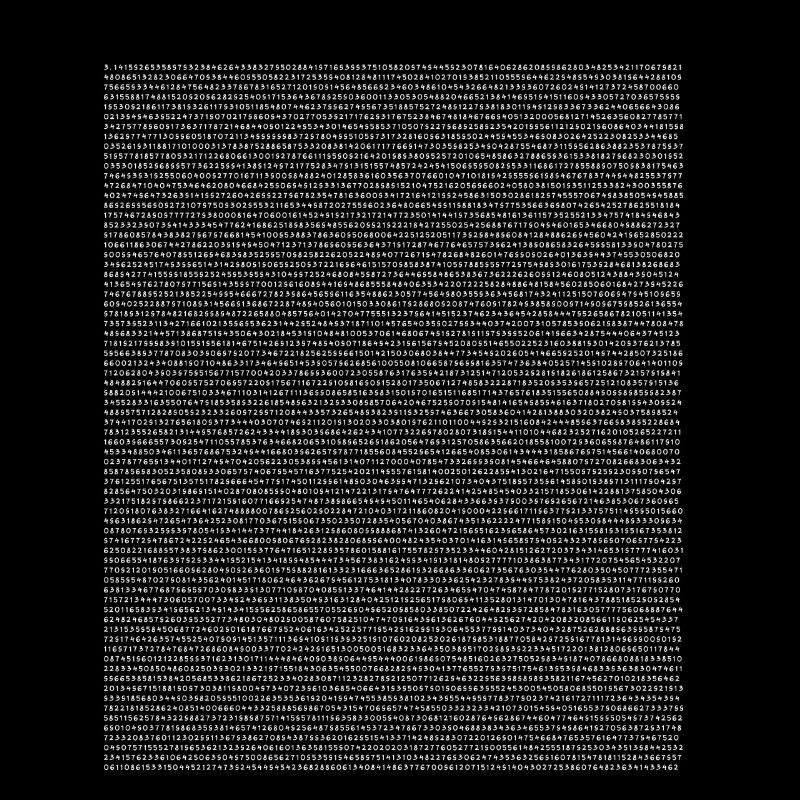 Pi 1000 Digits - Nerd Geek Gift T-shirts