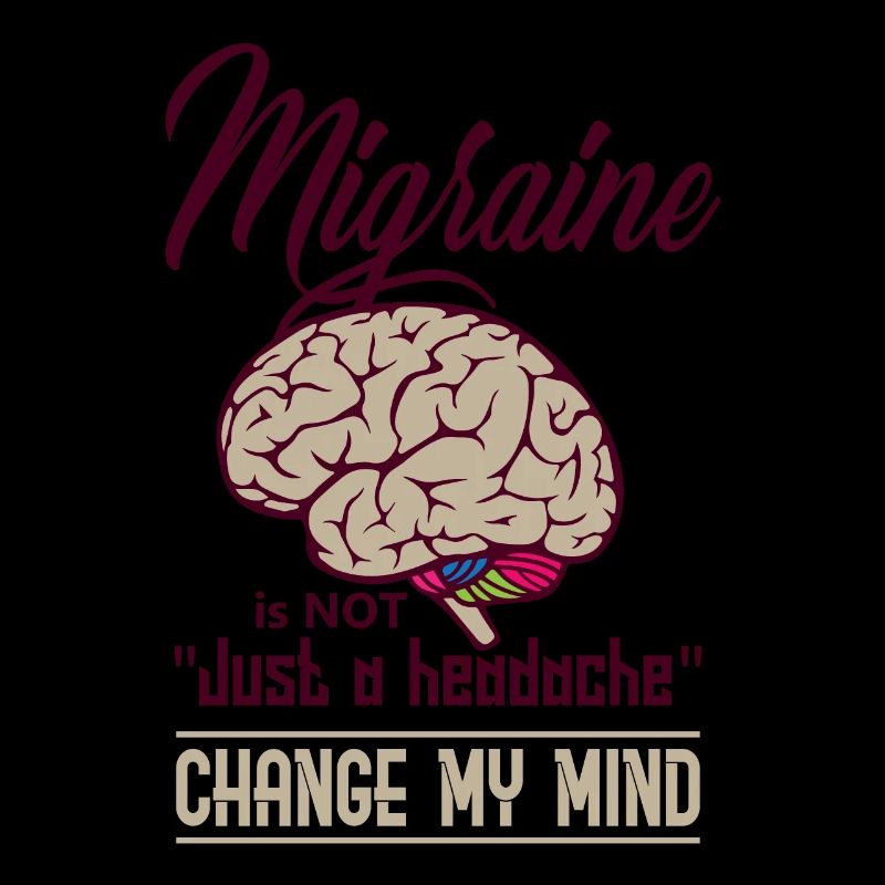 Headache migraine illness gift brain