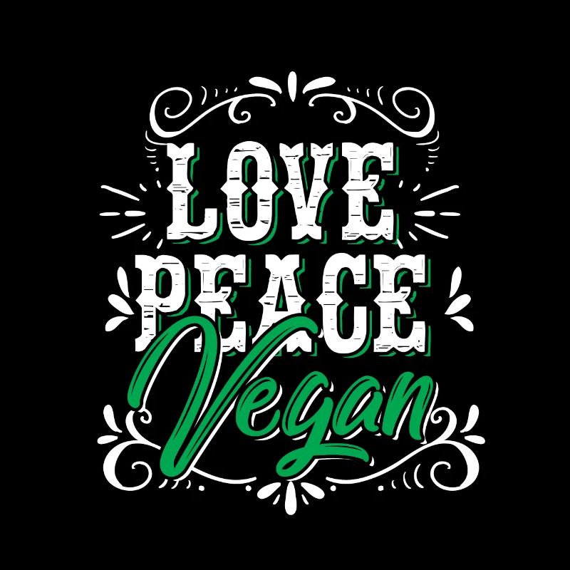 Liebe Frieden Vegan Peace Geschenk Hippie