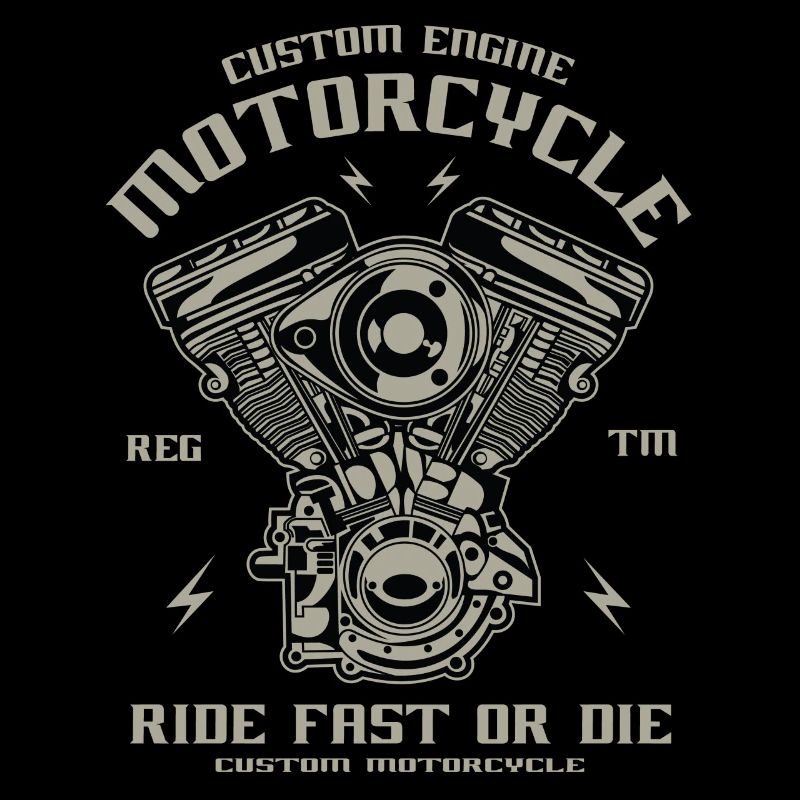 Motorrad Motor Umbau Chopper Custom Engine