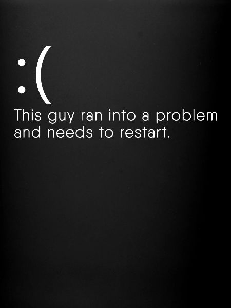 Blue screen
