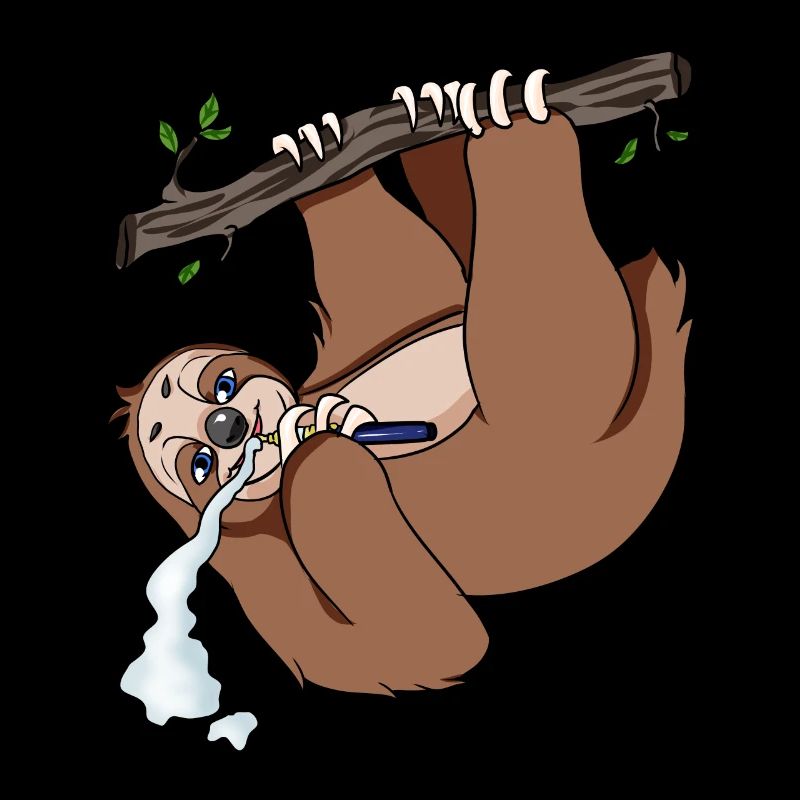 E-cigarette sloth smoker