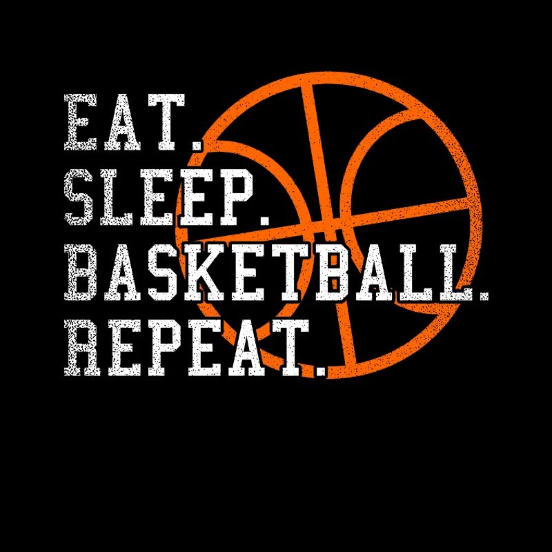 Eat Sleep Basketball Repeat Geschenk Sport Baller