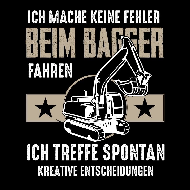 Excavator shirt · construction site · construction machine · spontaneous