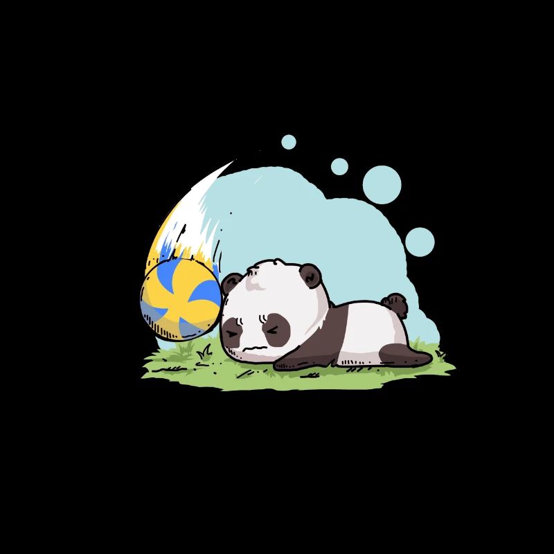 Panda volleyball