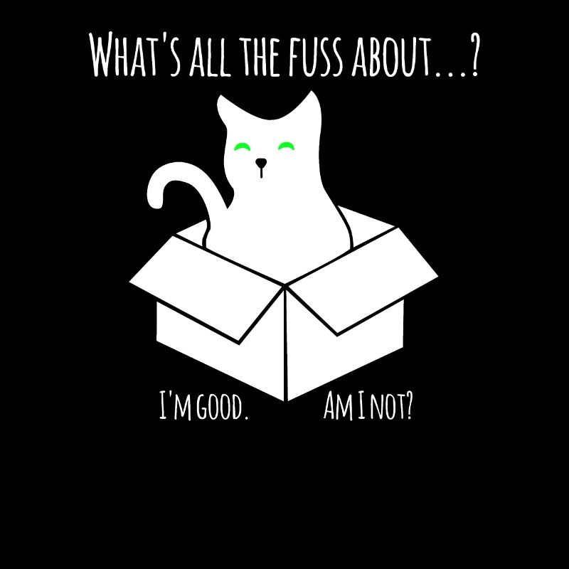 Chat de Schroedinger - expérience avec la boîte