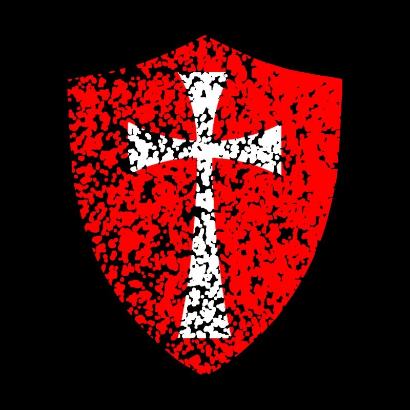Crusader Templar cross shield