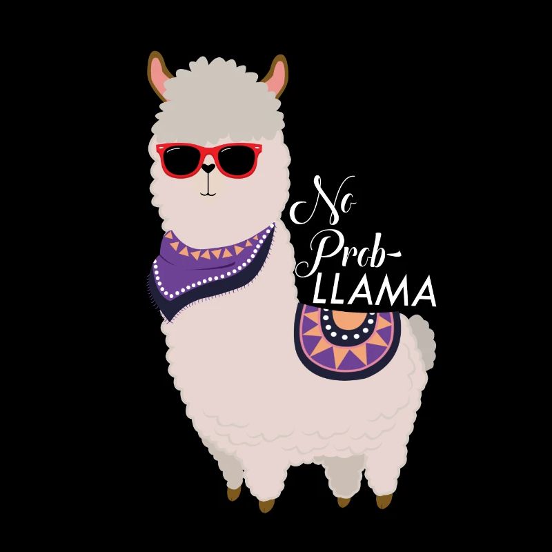 Kein Problem - Cooles Alpaka Lama