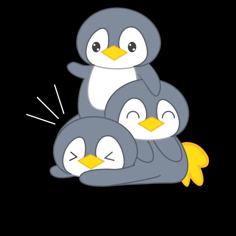 Pinguin – Pinguine – Pinguinfan – Pinguinfamilie