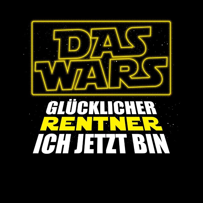Das Wars glücklicher Rente Pension Geschenk