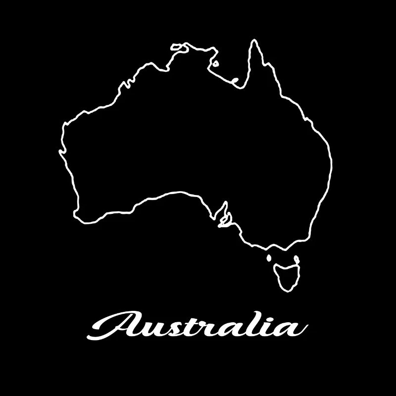 Australia map map