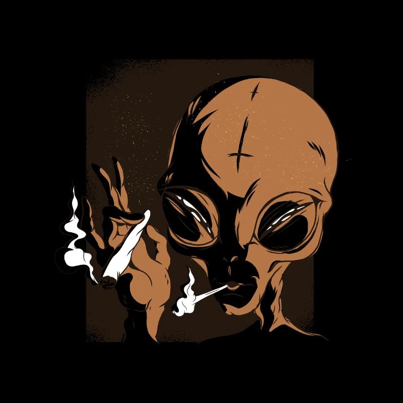 rauchendes alien