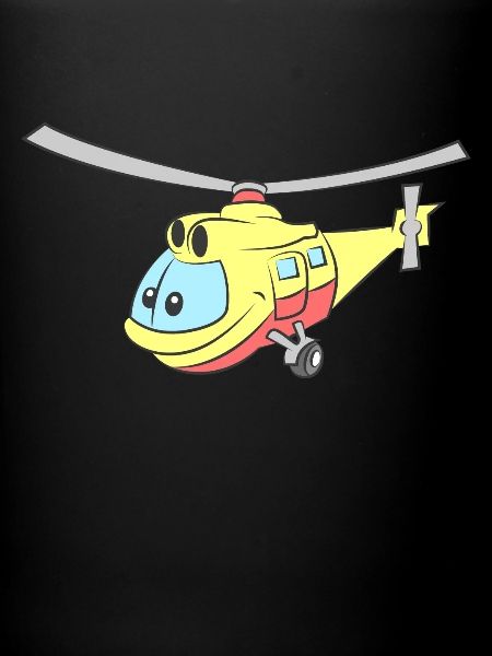 Hélicoptère avec visage