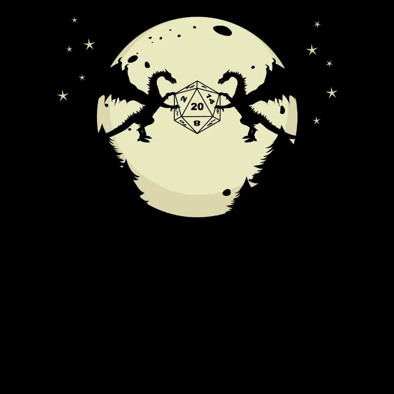 RPG DRAGON DICE in MOONLIGHT Dragons