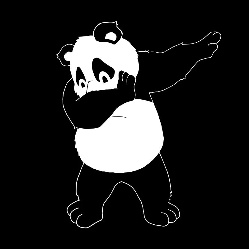 Dabbing Panda Bär