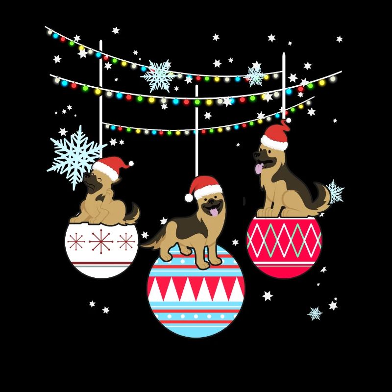 German Shepherd Dog Christmas Gift